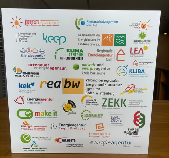 Logos der regionalen Energie- und Klimaschutzagenturen